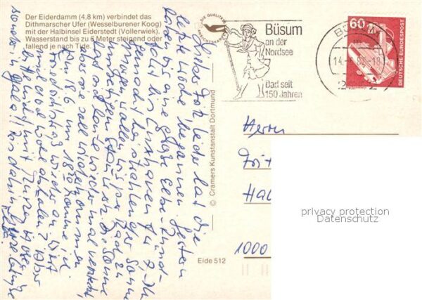 Eiderstedt Fliegeraufnahme Eiderdamm Sperrwerk Sch – Bild 2