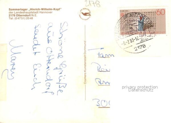 Otterndorf Niederelbe Sommerlager Hinrich Wilhelm Kopf – Bild 2