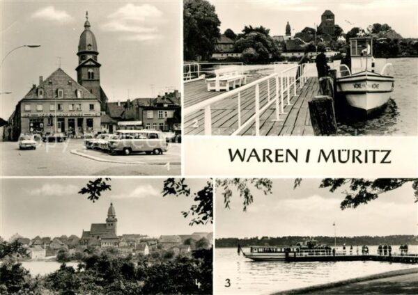Waren Mueritz Markt Kietzbrücke Mühlenberg