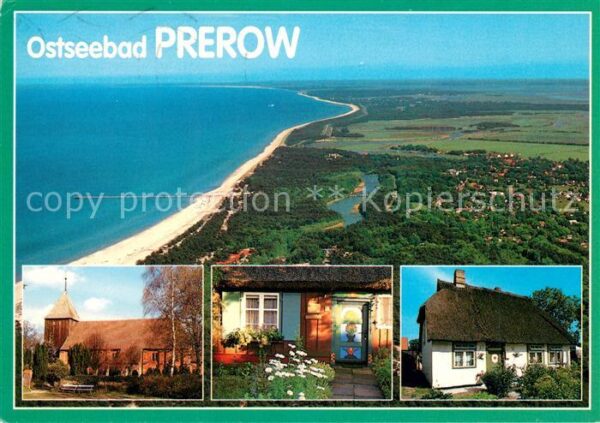 Prerow Ostseebad Fliegeraufnahme