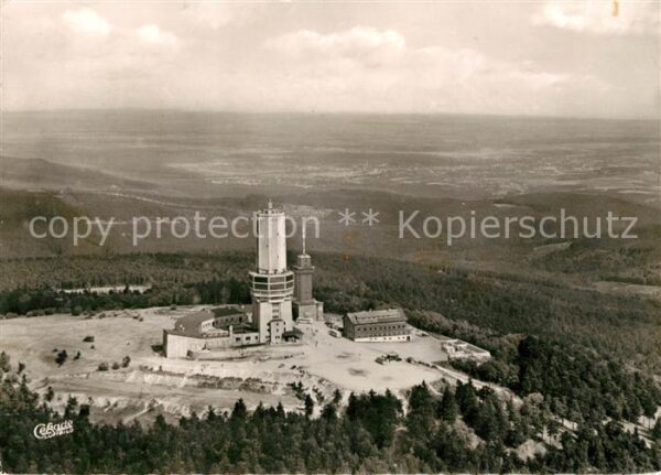 Grosser Feldberg Taunus Fliegeraufnahme Fernmelde Fernseh UKW S