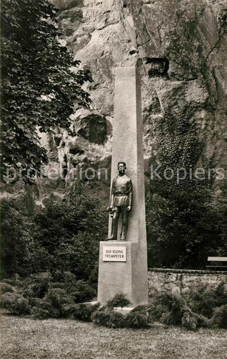 Halle Saale Kleiner Trompeter am Fritz Weineck Ufer