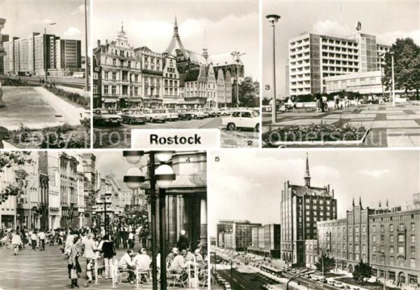 Rostock Wohnhochhaus Ernst Thälmann Platz Inter