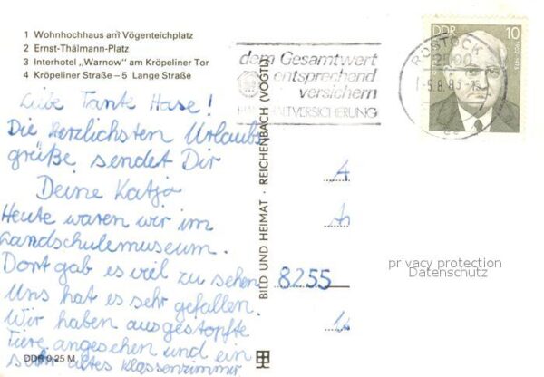 Rostock Wohnhochhaus Ernst Thälmann Platz Inter – Bild 2