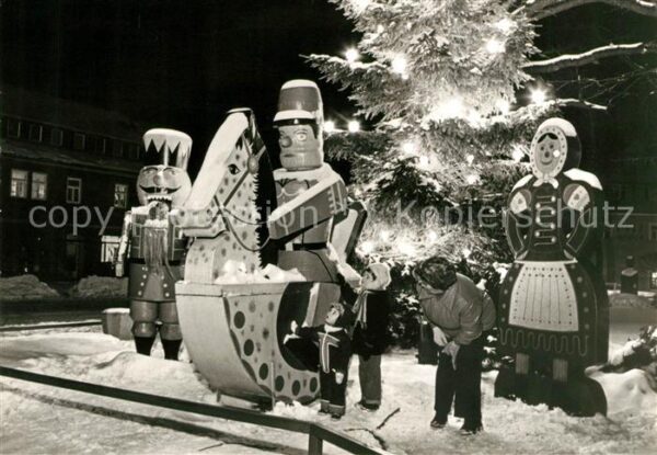 Olbernhau Erzgebirge Markt zur Weihnachtszeit