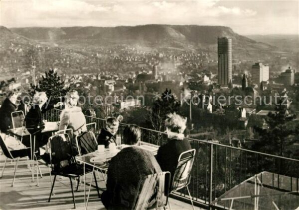 Jena Thueringen Blick von der Gaststätte Landgrafen