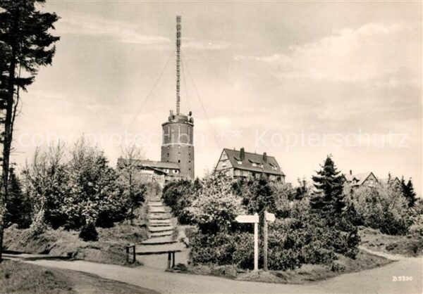 Grosser Inselsberg Fernmeldeturm Gaststätte