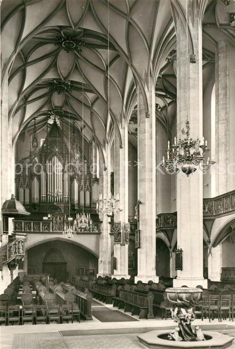 Annaberg-Buchholz Erzgebirge Stadt Kirche St Annen Orgel