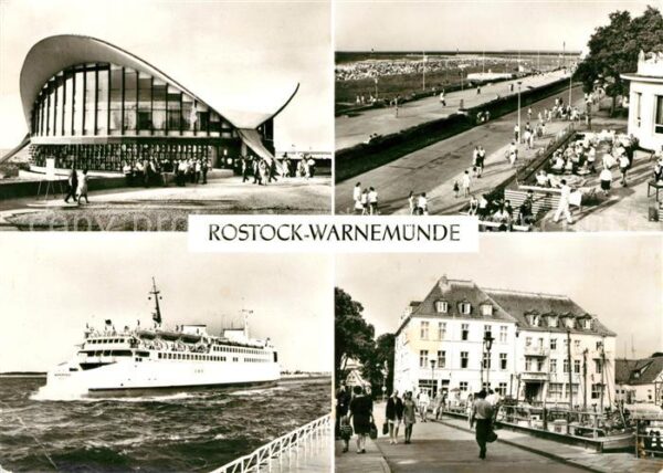 Rostock-Warnemuende Gaststätte Teepott Strandpromenade Fähr