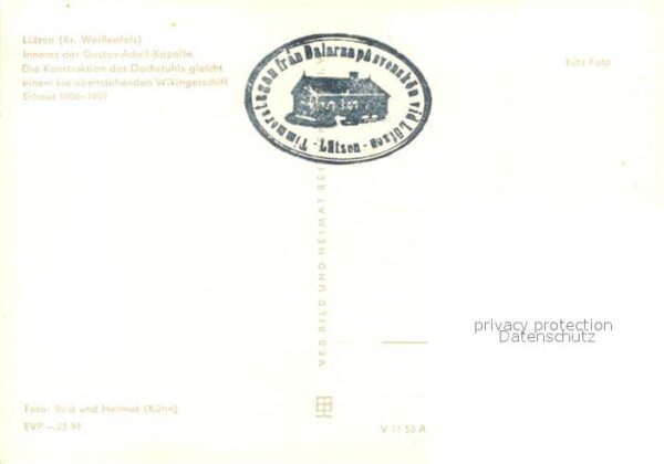 Luetzen Gustav Adolf Kapelle Inneres – Bild 2
