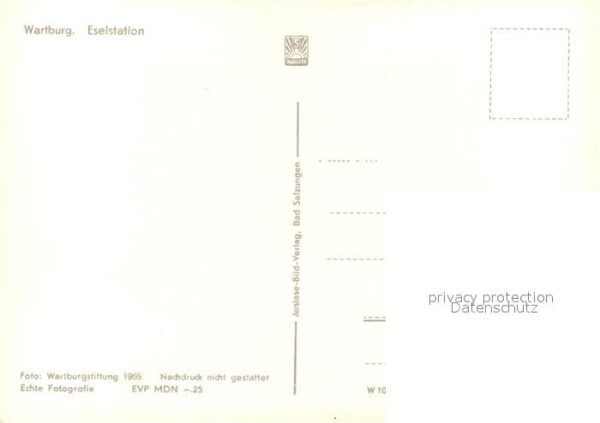 Wartburg Eisenach Eselstation – Bild 2