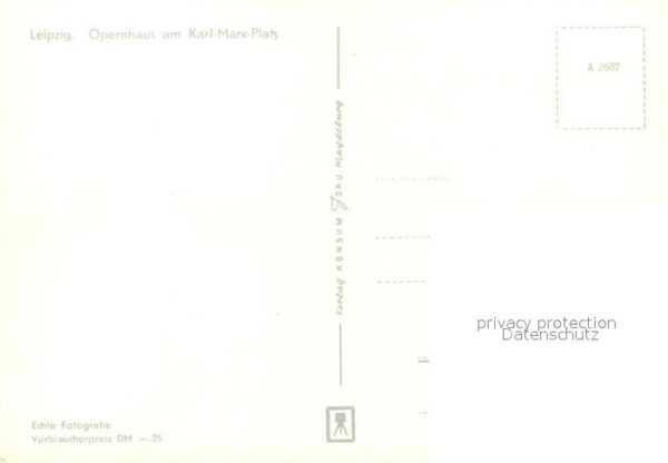 Leipzig Opernhaus am Karl Marx Platz – Bild 2