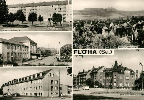 Floeha AWG Siedlung Stadtblick Bahnhof Polikli
