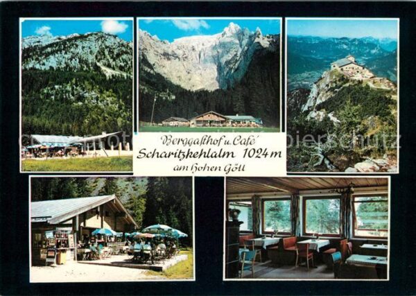 Scharitzkehlalm Berggasthof und Cafe Terrasse Gastraum