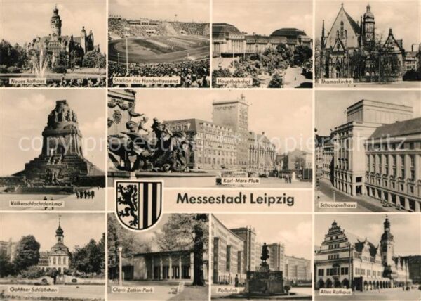 Leipzig Rathaus Stadion Hauptbahnhof Thomaskirc