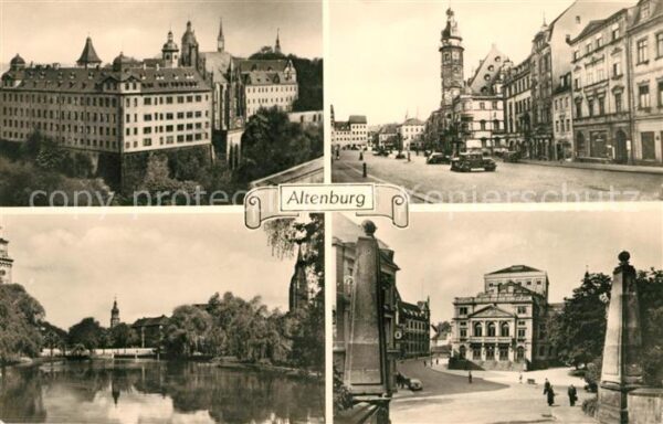 Altenburg Thueringen Schloss Rathaus Stadtansichten