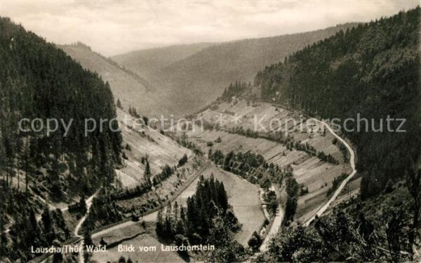 Lauscha Blick vom Lauschastein
