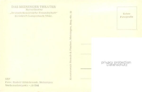 Steinbach Langenbach Meininger Theater Naturtheater – Bild 2