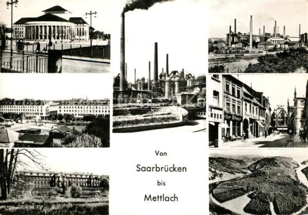 Saarbruecken Mettlach Stadtansichten
