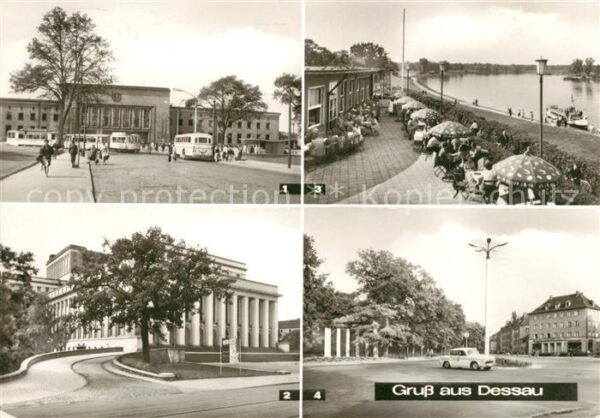 Dessau-Rosslau Hauptbahnhof Landestheater HO Gaststätt