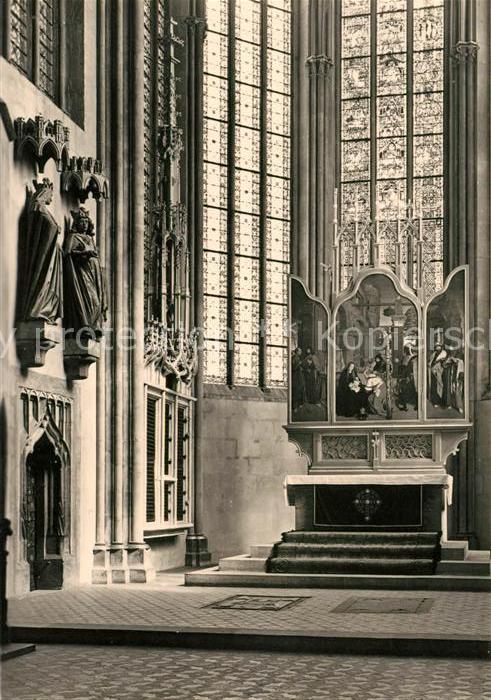 Meissen Elbe Sachsen Dom Ostchor Standbilder Kaiserpaar Otto