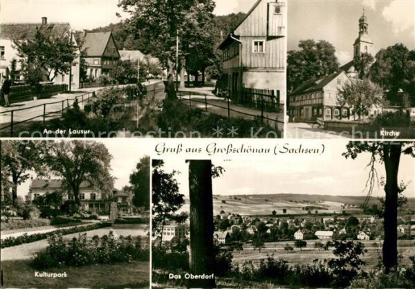 Grossschoenau Sachsen Lausur Kirche Kulturpark Oberdorf