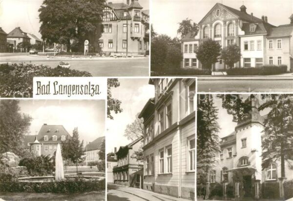 Bad Langensalza Karl Marx Platz Kulturhaus Schwefelbad