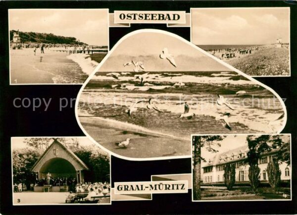 Graal-Mueritz Ostseebad Strand Kurkonzert Kreislaufsanatorium A