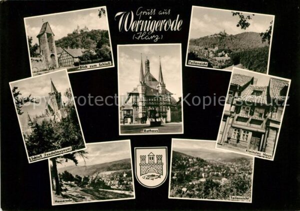 Wernigerode Harz Schloss Rathaus Kleinstes Haus Hesserod