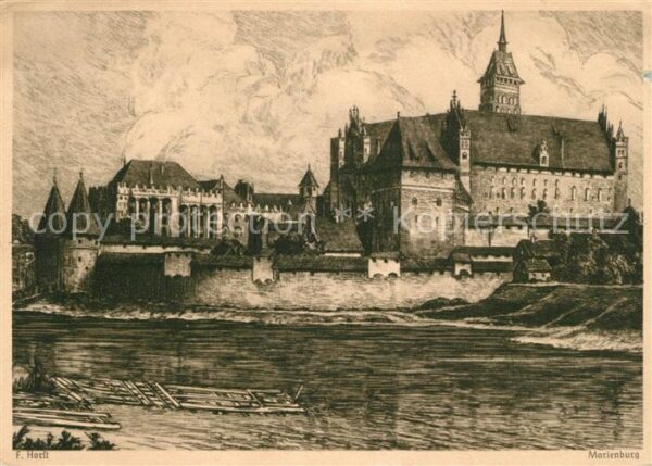 Bremen Marienburg Zeichnung