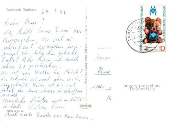 Tambach-Dietharz FDGB Erholungsheime 8. März Splittergru – Bild 2