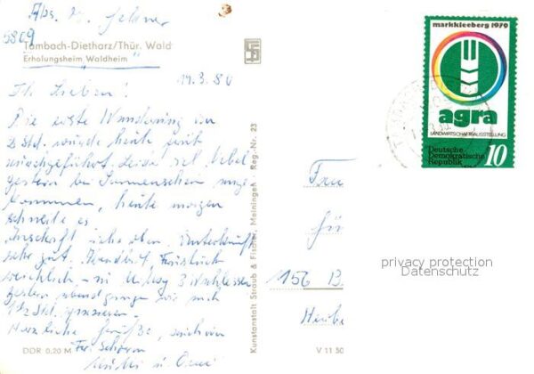 Tambach-Dietharz Erholungsheim Waldheim – Bild 2