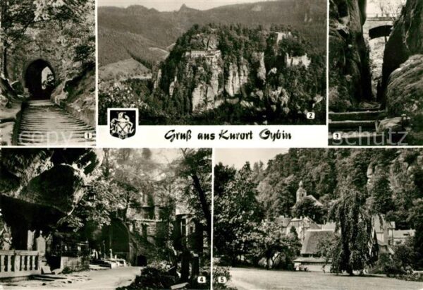 Oybin Aufgang zum Berg Berg Oybin Bergfriedho