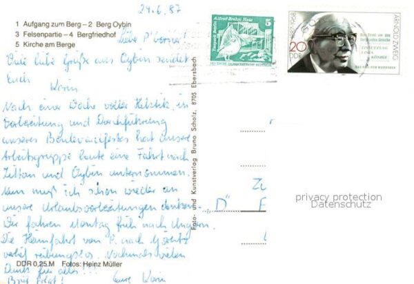 Oybin Aufgang zum Berg Berg Oybin Bergfriedho – Bild 2