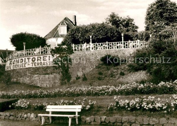 Malente-Gremsmuehlen Cafe Konitorei Dieksee Terrassen