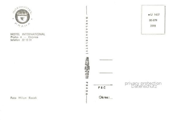 Praha Prahy Prague Hotel International – Bild 2