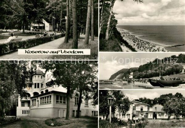 Koserow Ostseebad Usedom Kurplatz FDGB Erholungsheim Walter Ulbr