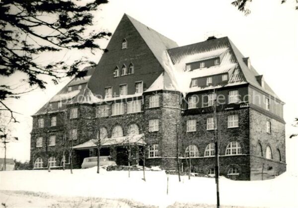 Oberwiesenthal Erzgebirge Höhensanatorium Sachsenbaude Winter