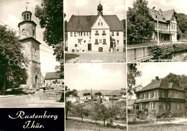 Rastenberg Rathaus Kirche Jugendherberge Kulturhau