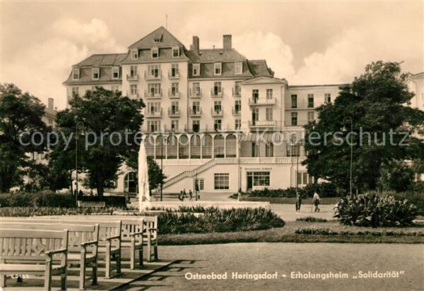 Heringsdorf Ostseebad Usedom Erholungsheim Solidarität