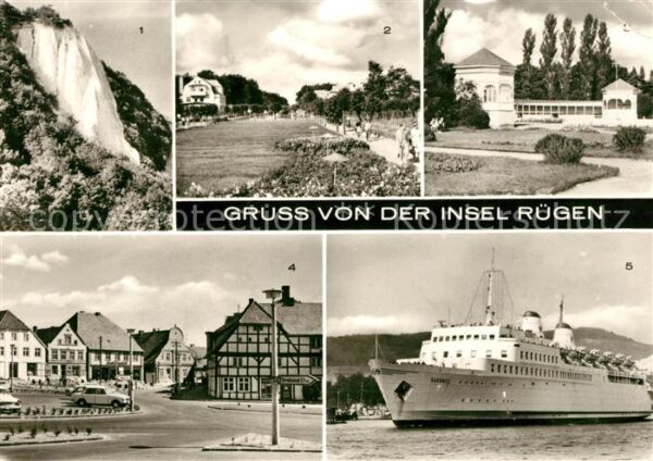 Insel Ruegen Königsstuhl Baabe Strandpromenade Göhre