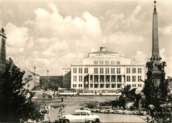 Leipzig Opernhaus Karl Marx Platz