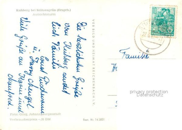Stuetzengruen Kuhberg Aussichtsturm – Bild 2