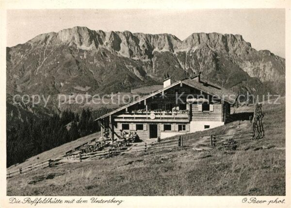 Rossfeldhuette Untersberg