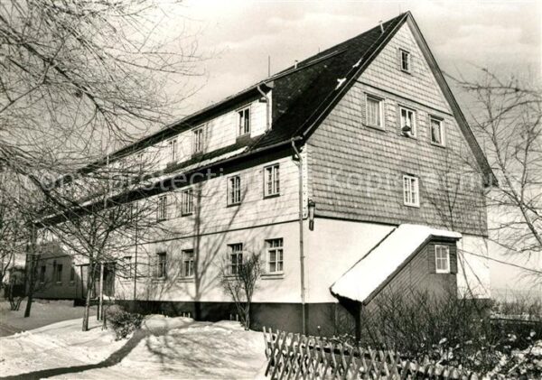 Johanngeorgenstadt FDGB Erholungsheim Helmut Lehmann Winte