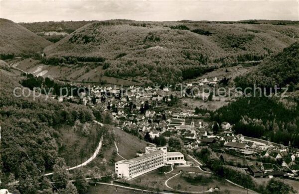 Urach Bad Fliegeraufnahme Panorama