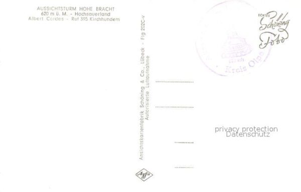 Hohe Bracht Aussichtsturm – Bild 2