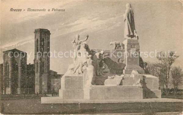 Arezzo Monumento Petrarea