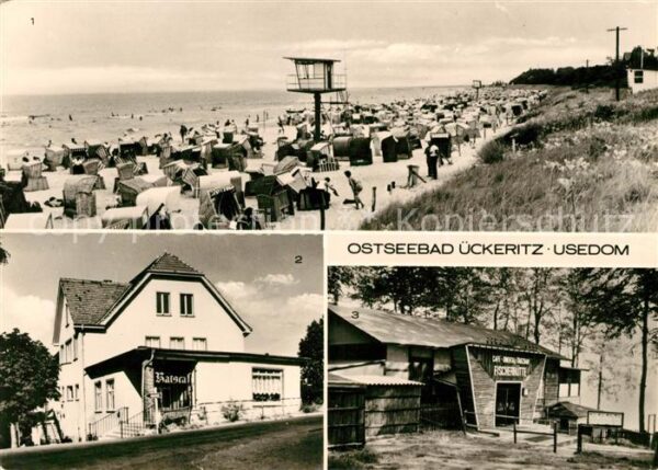 Ueckeritz Usedom Strand Ratscafe Fischerhütte