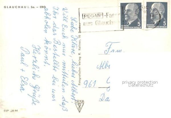 Glauchau Energie Bezirk Ost Wilhelm Pieck – Bild 2
